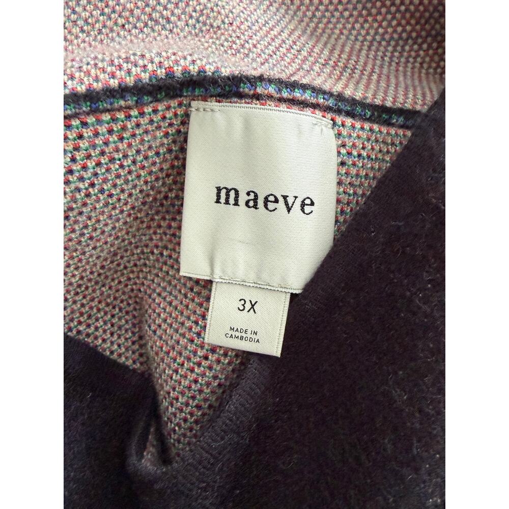 Anthropologie Maeve Carys Mock Neck Sweater Floral Print NWT 3X Plus - Picture 7 of 8